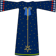 Robe de Magister Templi inspirado no design Outer College