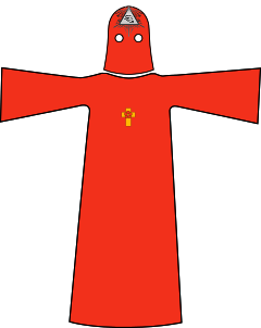 Desenho do robe de Adeptus Major