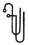 Símbolo formado por linhas sobrepostas