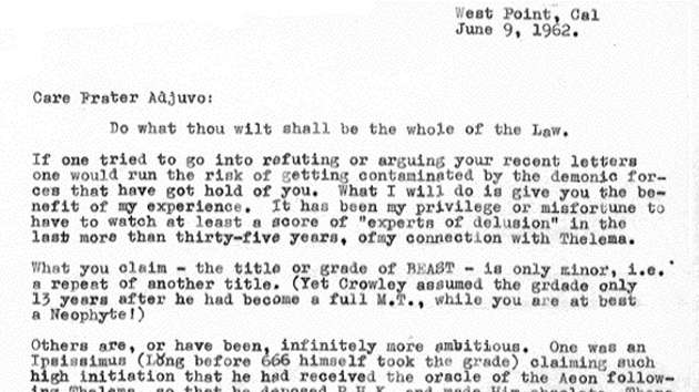Carta de Karl Germer a Marcelo Motta, 9 de Junho de 1962